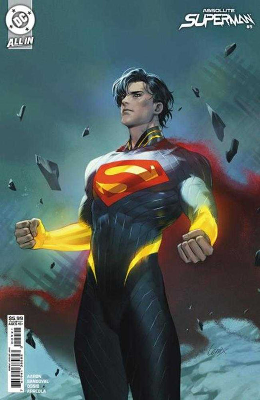 ABSOLUTE SUPERMAN #9 COVER B LESLEY LEIRIX LI CARD STOCK VARIANT