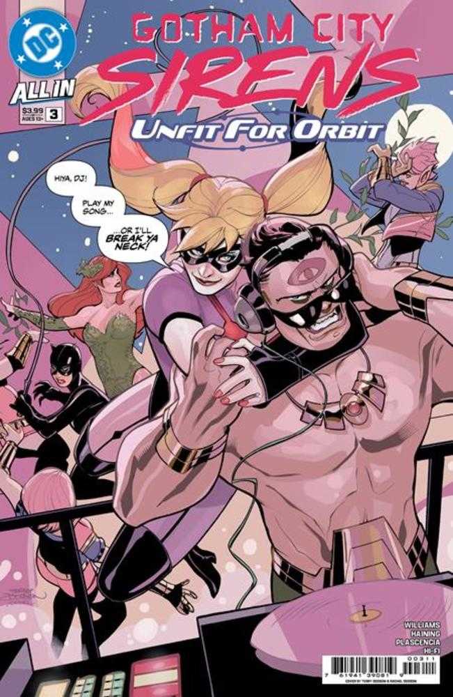 GOTHAM CITY SIRENS UNFIT FOR ORBIT #3 (OF 5) COVER A TERRY DODSON & RACHEL DODSON
