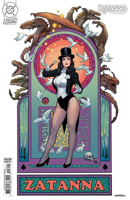 ZATANNA #6 (OF 6) COVER B FRANK CHO CARD STOCK VARIANT