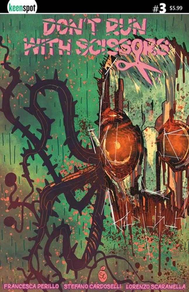 DONT RUN WITH SCISSORS #3 COVER A STEFANO CARDOSELLI