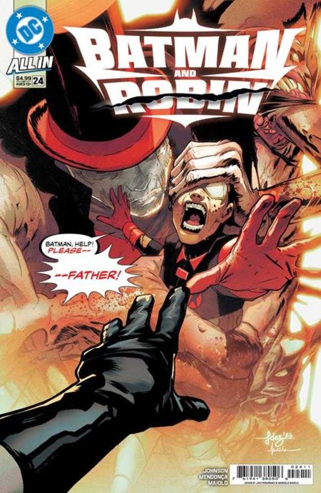 BATMAN AND ROBIN #24 COVER A JAVIER FERNANDEZ
