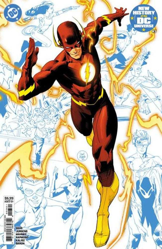 NEW HISTORY OF THE DC UNIVERSE #3 (OF 4) COVER B DAN MORA CARD STOCK VARIANT