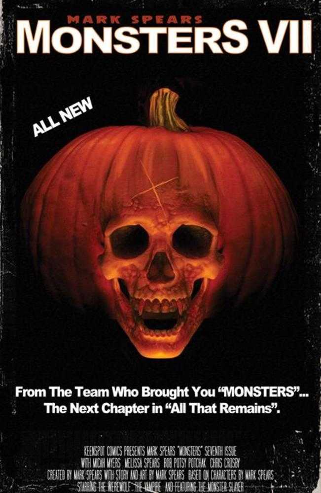 MARK SPEARS MONSTERS #7 COVER C MARK SPEARS HALLOWEEN II HOMAGE VARIANT