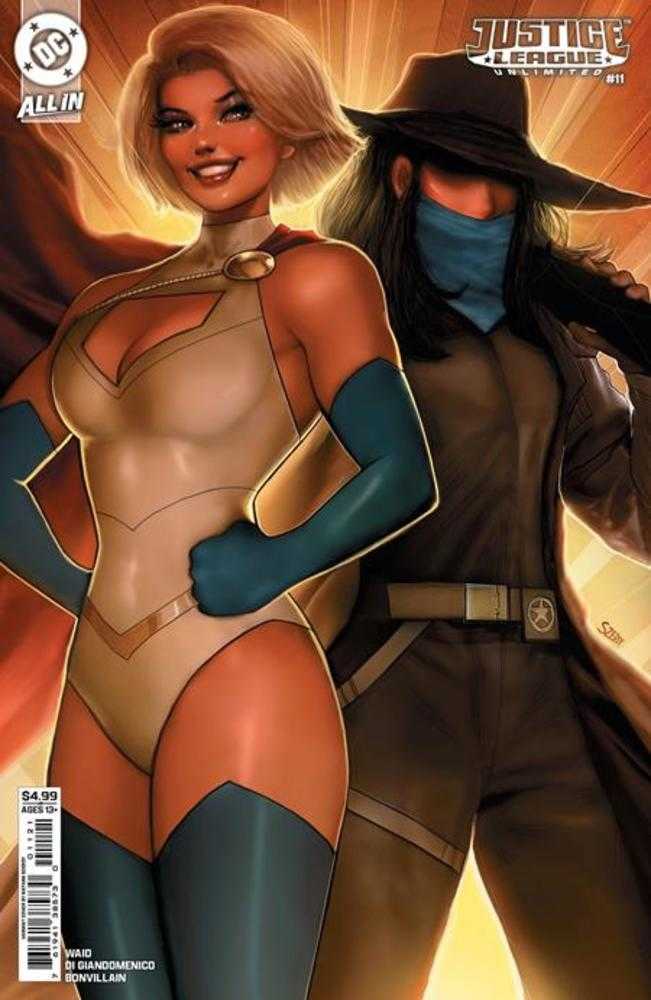 JUSTICE LEAGUE UNLIMITED #11 COVER B NATHAN SZERDY CARD STOCK VARIANT