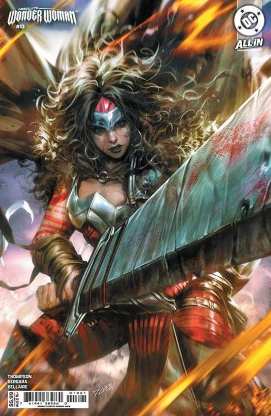 ABSOLUTE WONDER WOMAN #13 COVER B DERRICK CHEW CARD STOCK VARIANT