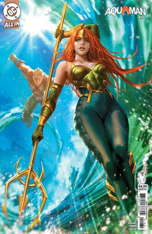 AQUAMAN #10 COVER C DERRICK CHEW CARD STOCK VARIANT