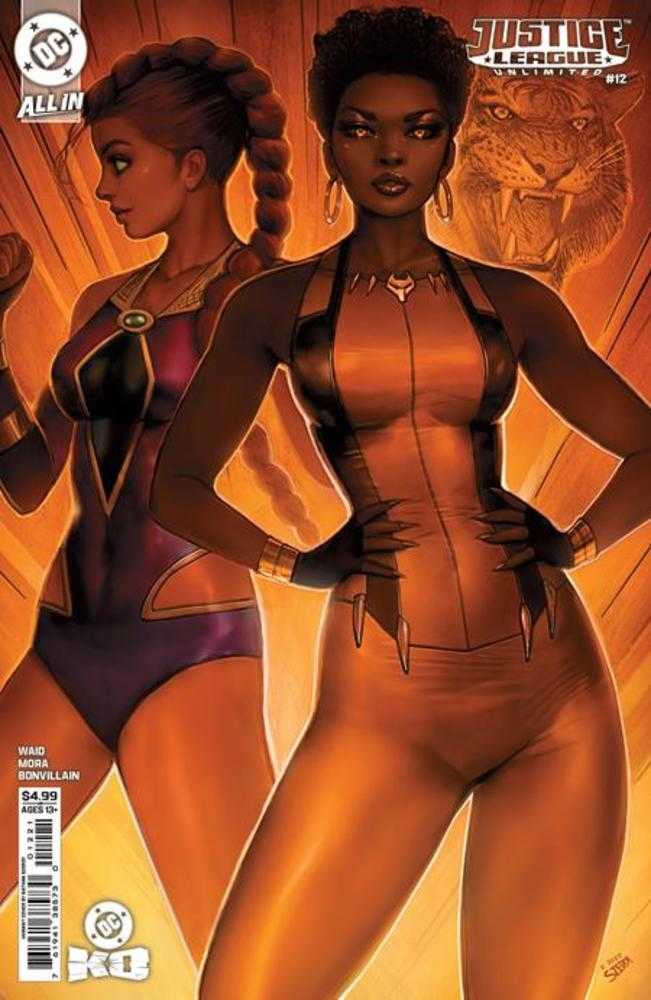 JUSTICE LEAGUE UNLIMITED #12 COVER B NATHAN SZERDY CARD STOCK VARIANT (DC K.O.)