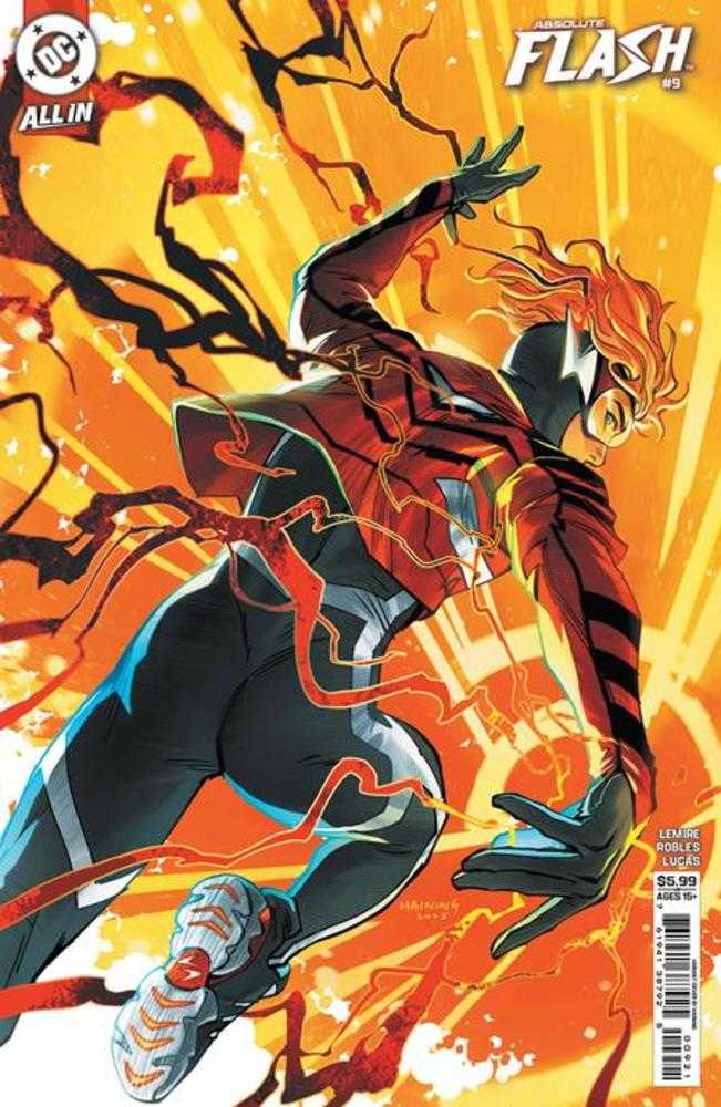 ABSOLUTE FLASH #9 COVER D HAINING CARD STOCK VARIANT
