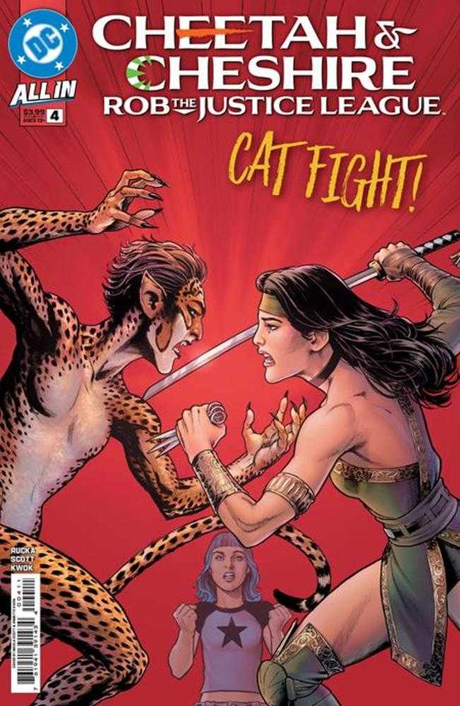 CHEETAH AND CHESHIRE ROB THE JUSTICE LEAGUE #4 (OF 6) COVER A NICOLA SCOTT