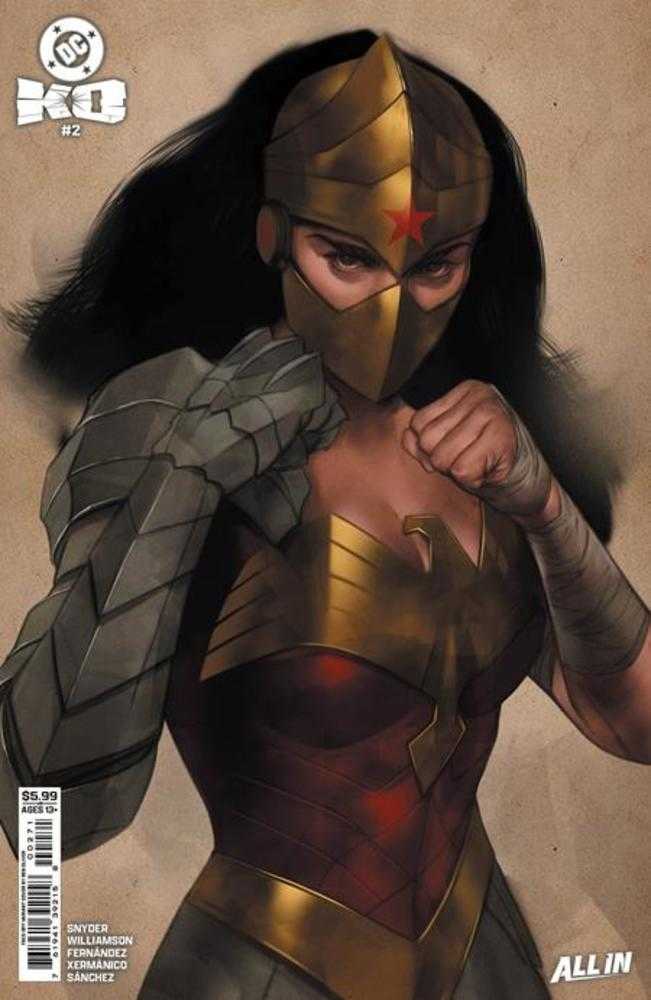 DC K.O. #2 (OF 5) COVER H BEN OLIVER FACE OFF CARD STOCK VARIANT