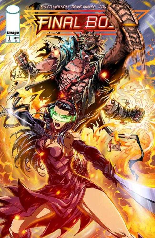 FINAL BOSS #1 COVER B V KEN MARION VARIANT (MATURE)