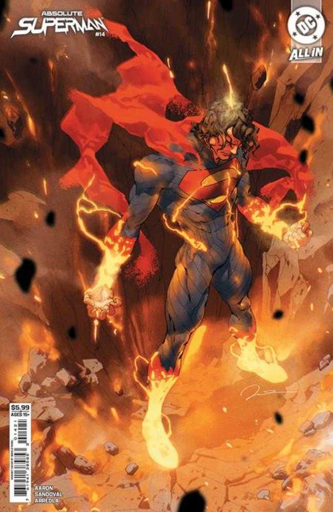 ABSOLUTE SUPERMAN #14 COVER B GERALD PAREL CARD STOCK VARIANT (DC 2025) Comic