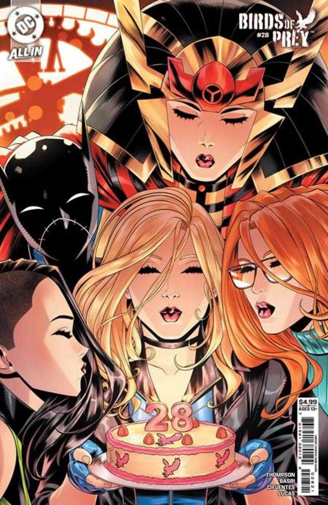 BIRDS OF PREY #28 COVER C SERG ACUNA CARD STOCK VARIANT