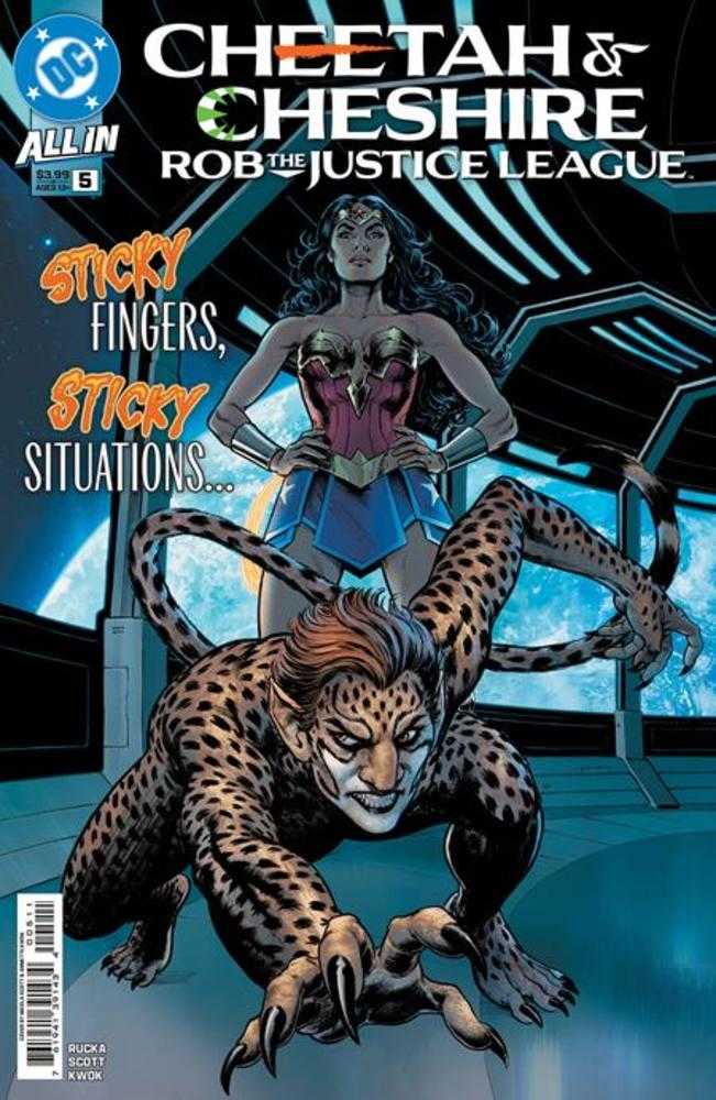 CHEETAH AND CHESHIRE ROB THE JUSTICE LEAGUE #5 (OF 6) COVER A NICOLA SCOTT