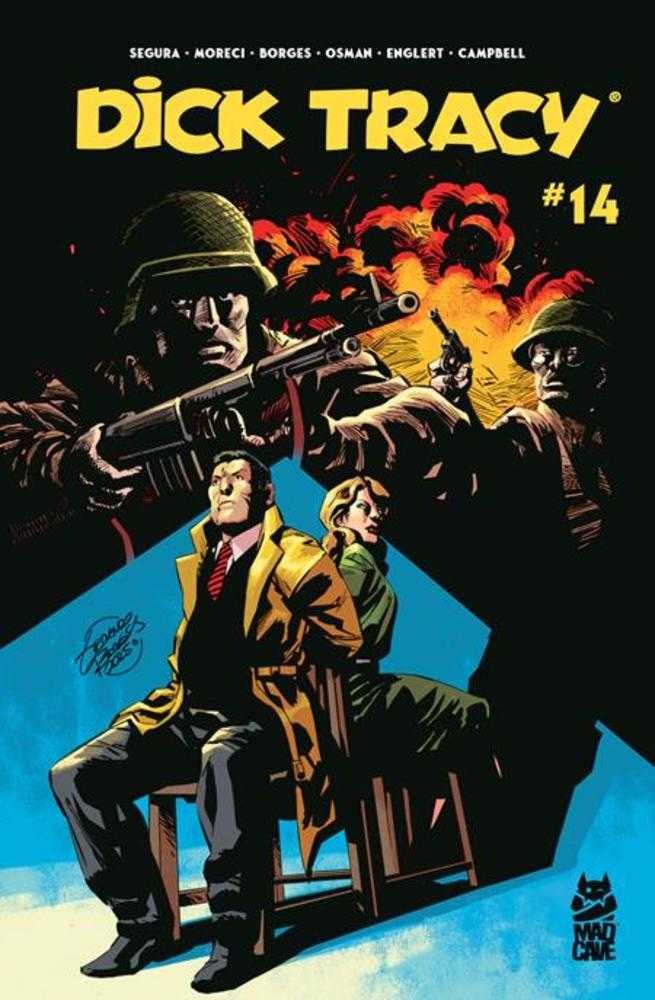 DICK TRACY #14 COVER A GERALDO BORGES (Mad Cave Studios 2025) 1st Print Comic