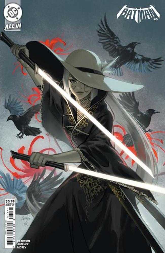 BATMAN #5 COVER D LESLEY LEIRIX LI CARD STOCK VARIANT (DC 2026) 1st Print Comic