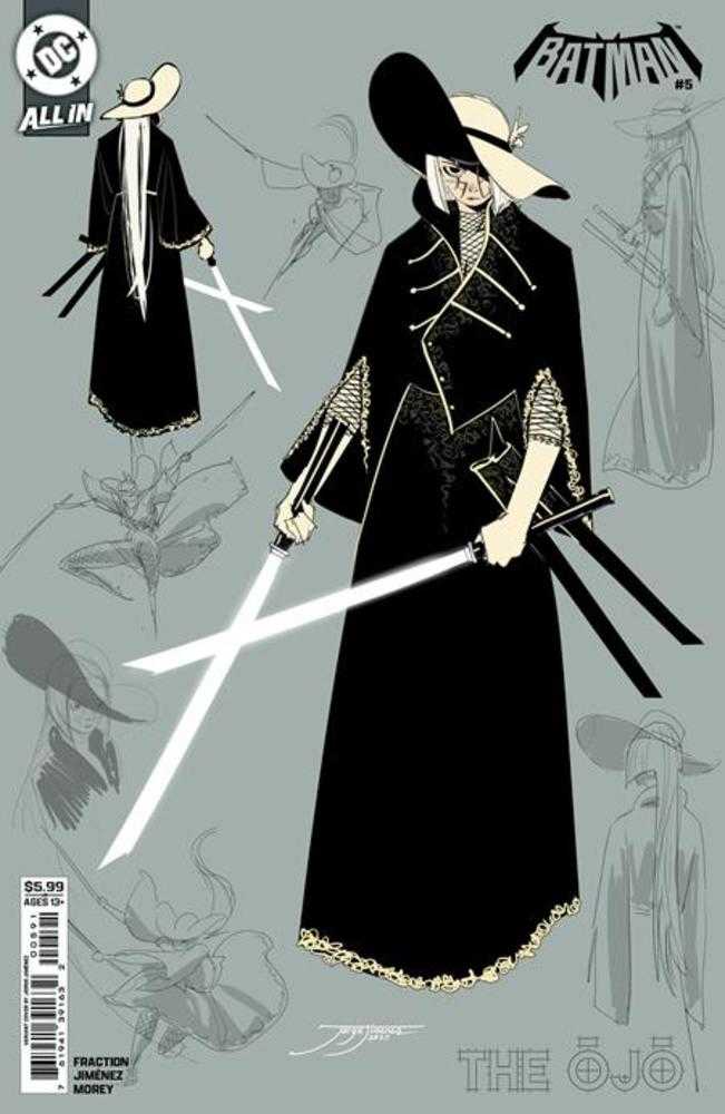 BATMAN #5 COVER G JORGE JIMENEZ THE OJO DESIGN CARD STOCK VARIANT (2026) Comic