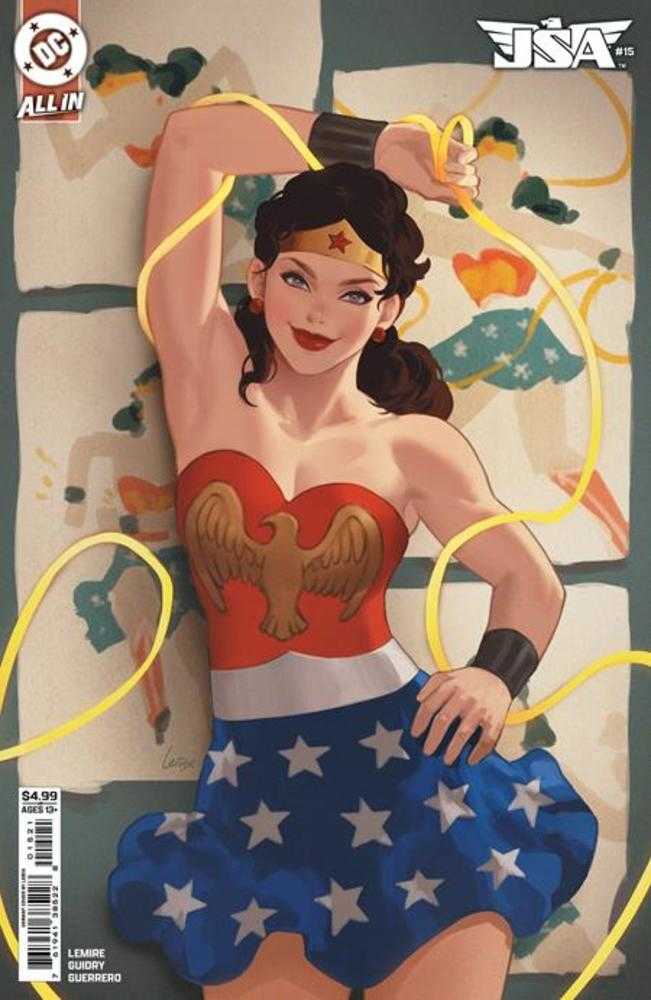 JSA #15 COVER B LESLEY LEIRIX LI CARD STOCK VARIANT (DC 2026) 1st Print Comic