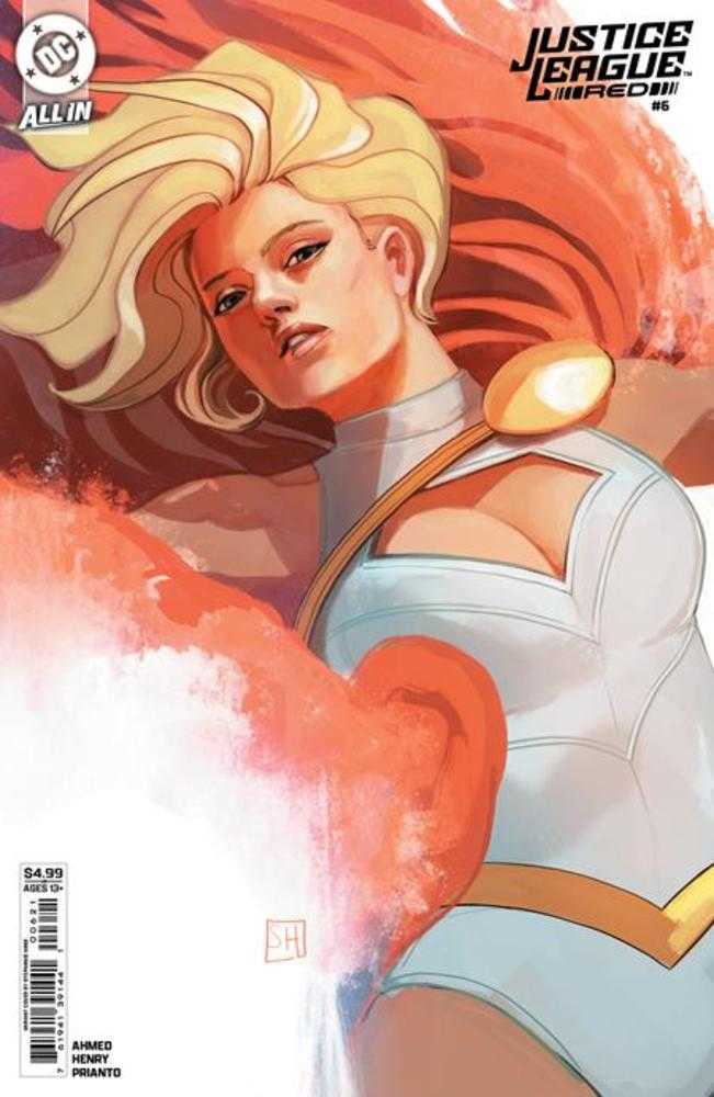 JUSTICE LEAGUE RED #6 COVER B STEPHANIE HANS CARD STOCK VARIANT (DC 2026) Comic