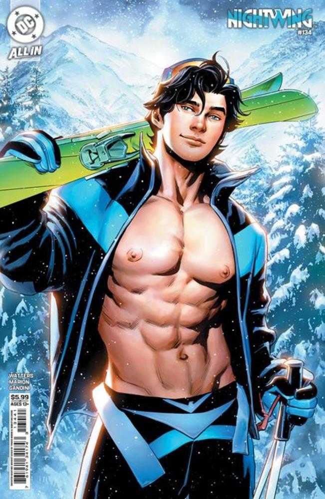 NIGHTWING #134 COVER E TRAVIS MOORE SWEATER WEATHER CARD STOCK VARIANT