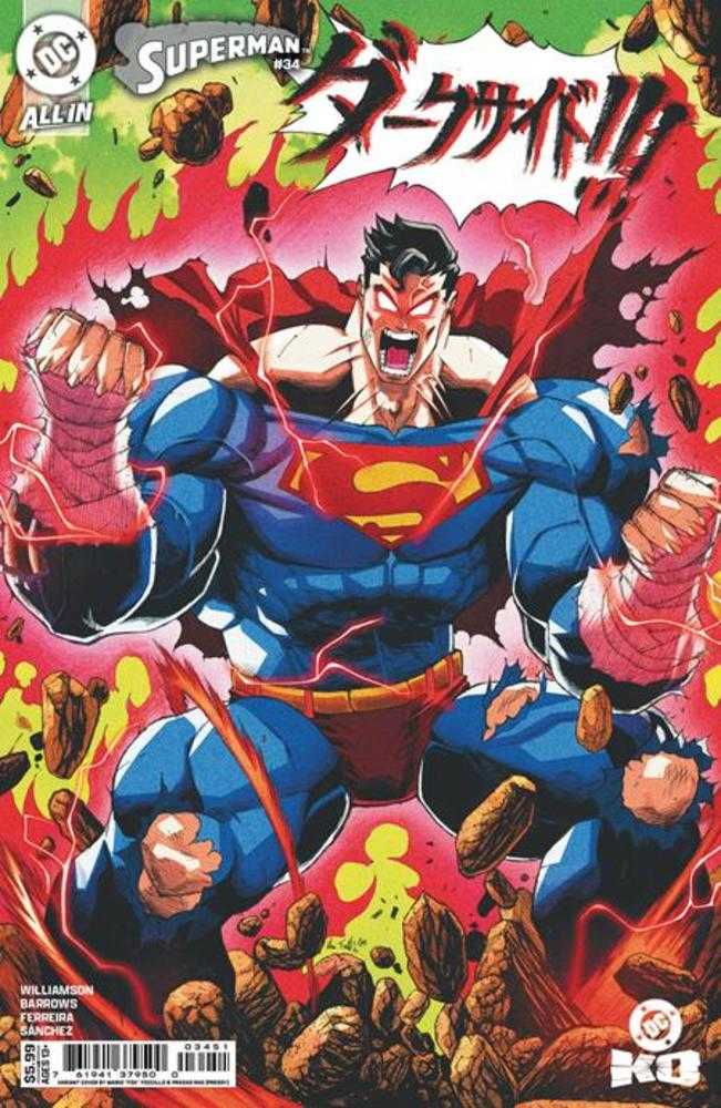 SUPERMAN #34 COVER E MARIO FOCCILLO CARD STOCK VARIANT (DC K.O.) (DC 2026) Comic