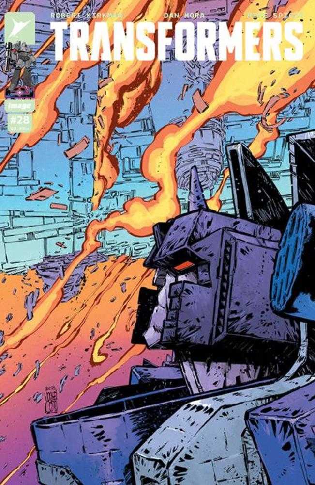TRANSFORMERS #28 COVER C JORGE CORONA & MIKE SPICER CONNECTING VARIANT