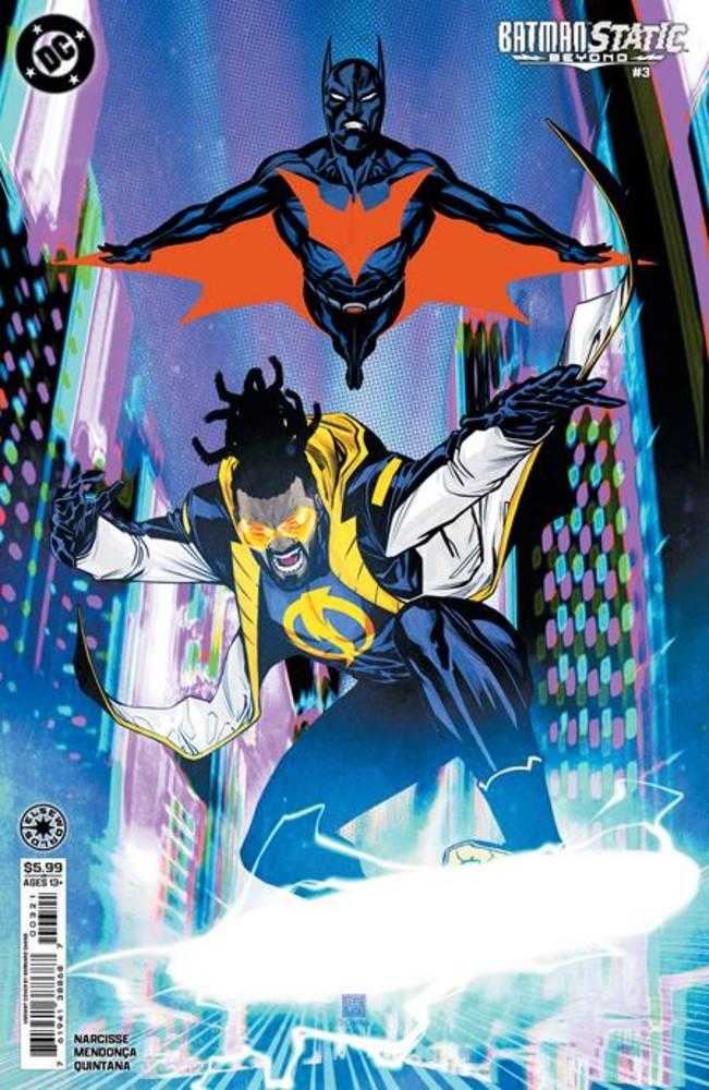 BATMAN STATIC BEYOND #3 COVER B BERNARD CHANG CARD STOCK VARIANT (DC 2026) Comic