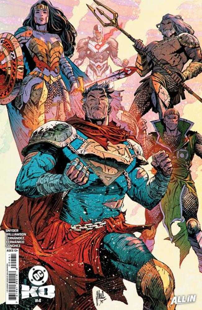 DC K.O. #4 COVER K 1:25 GUILLEM MARCH CARD STOCK VARIANT (DC 2026) Comic