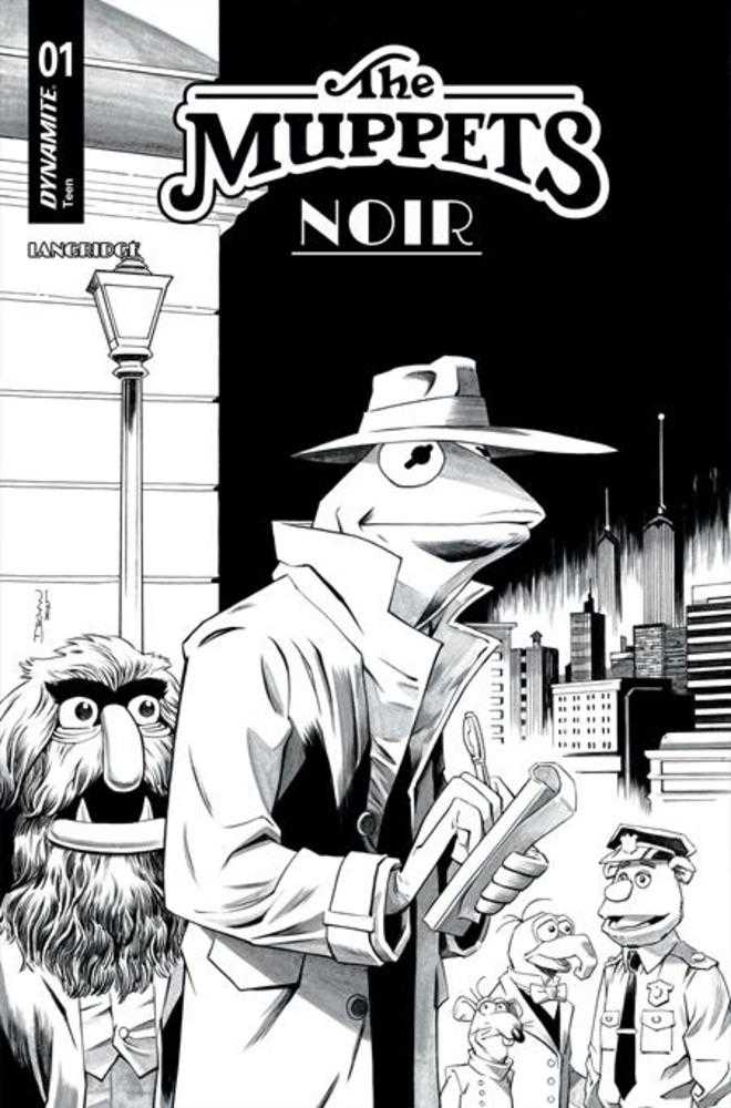 MUPPETS NOIR #1 COVER F 1:10 DECLAN SHALVEY LINE ART VARIANT (2026) Comic
