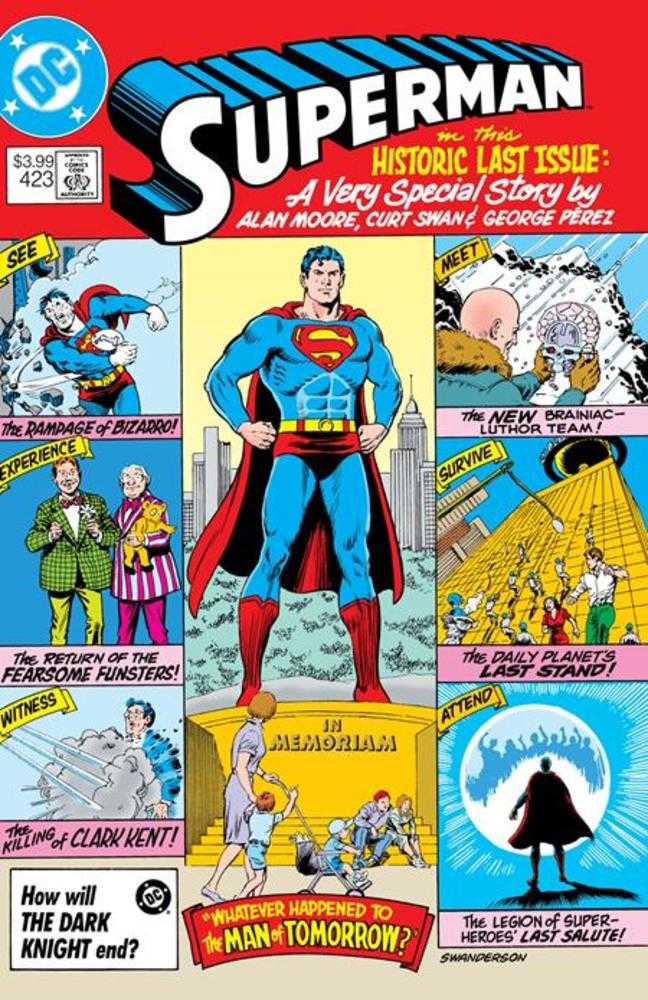 SUPERMAN #423 FACSIMILE EDITION COVER A CURT SWAN