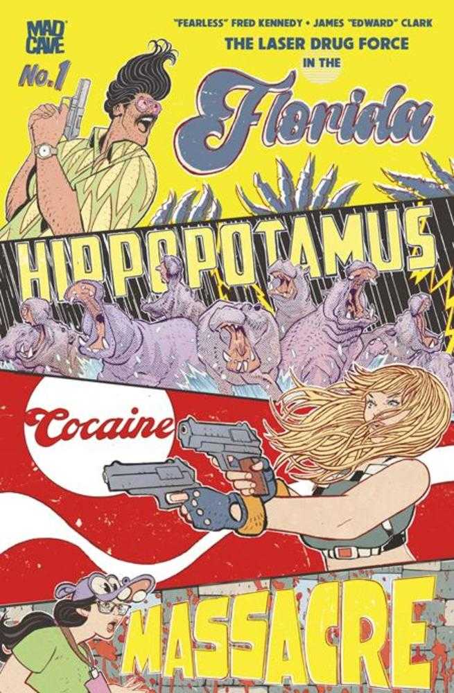FLORIDA HIPPOPOTAMUS COCAINE MASSACRE #1 COVER A JAMES EDWARD CLARK (MATURE)
