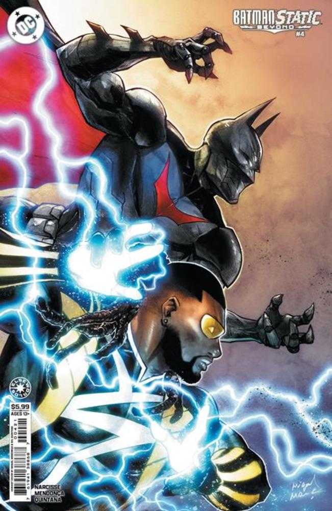 BATMAN STATIC BEYOND #4 COVER B MIGUEL MENDONCA CARD STOCK VARIANT (2026) Comic