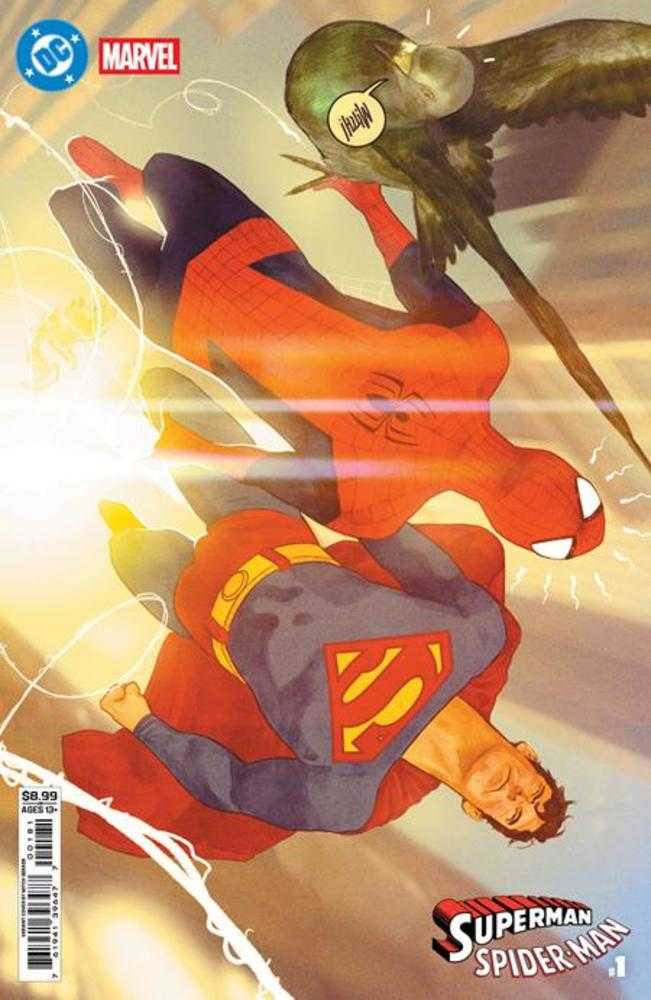 DC MARVEL SUPERMAN SPIDER-MAN #1 (ONE SHOT) COVER H MITCH GERADS CARD STOCK VARIANT