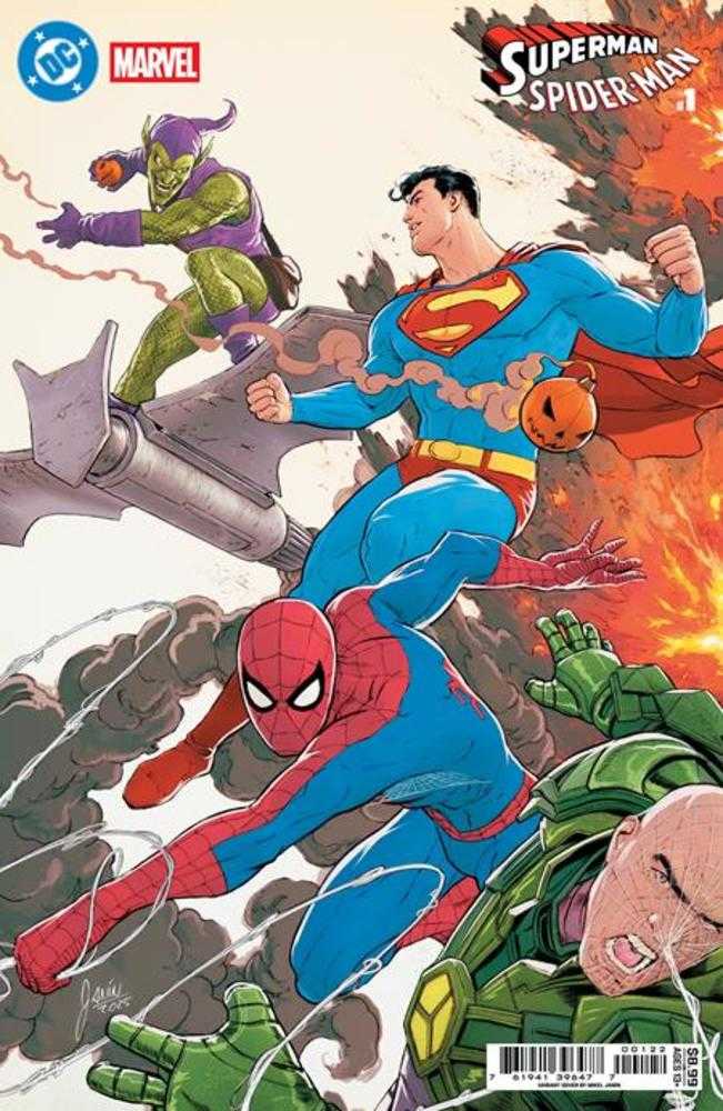 DC MARVEL SUPERMAN SPIDER-MAN #1 (ONE SHOT) COVER J MIKEL JANIN SUPERMAN & SPIDER-MAN