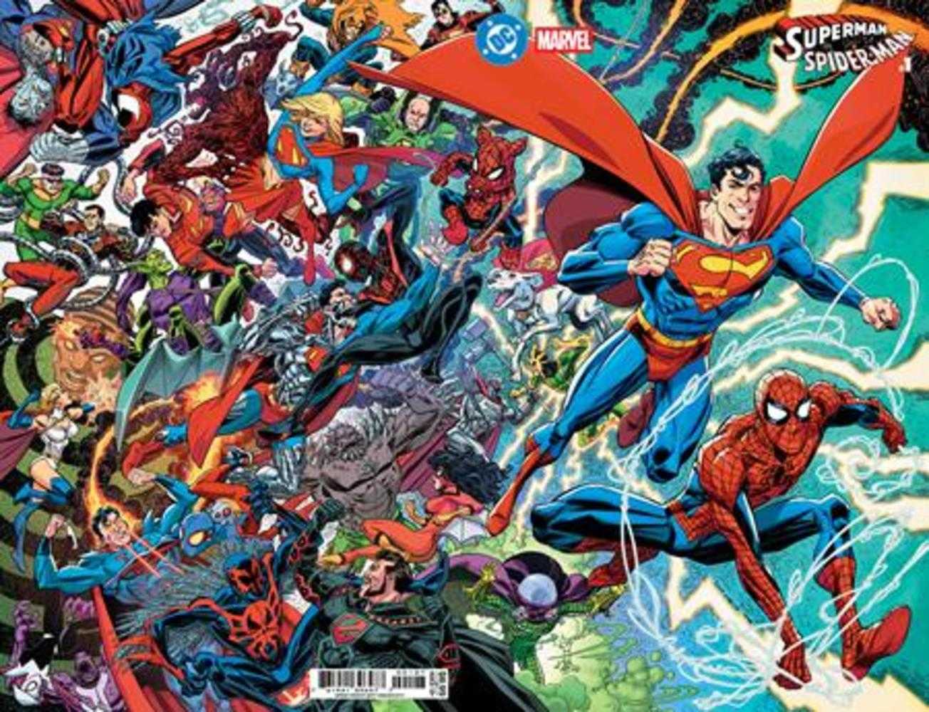 DC MARVEL SUPERMAN SPIDER-MAN #1 (ONE SHOT) COVER O SCOTT KOBLISH SUPERMANS & SPIDER-MAN