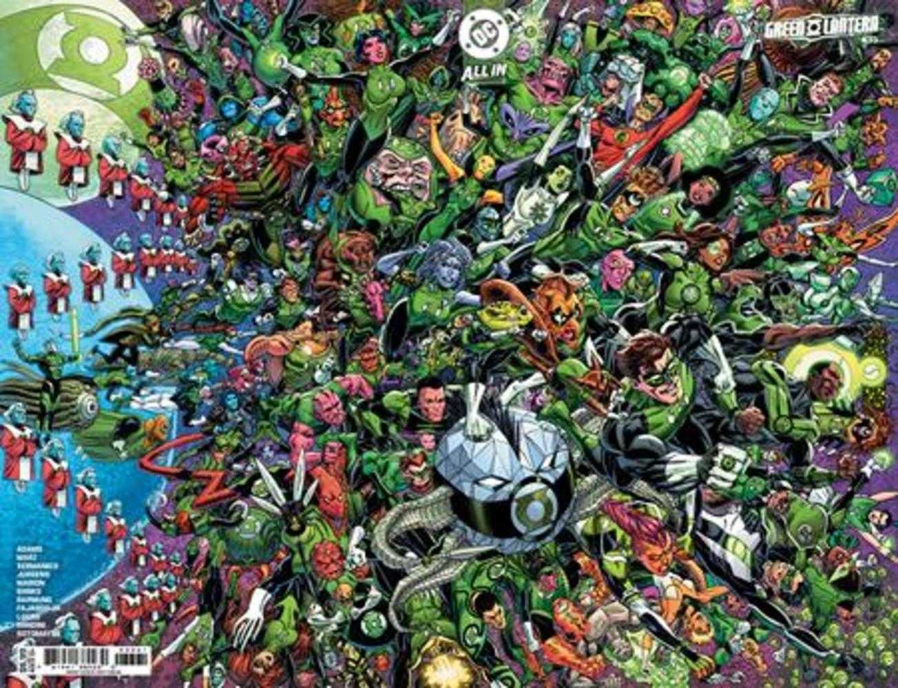 GREEN LANTERN #33 COVER F SCOTT KOBLISH LEGACY WRAPAROUND CARD STOCK VARIANT (#600)