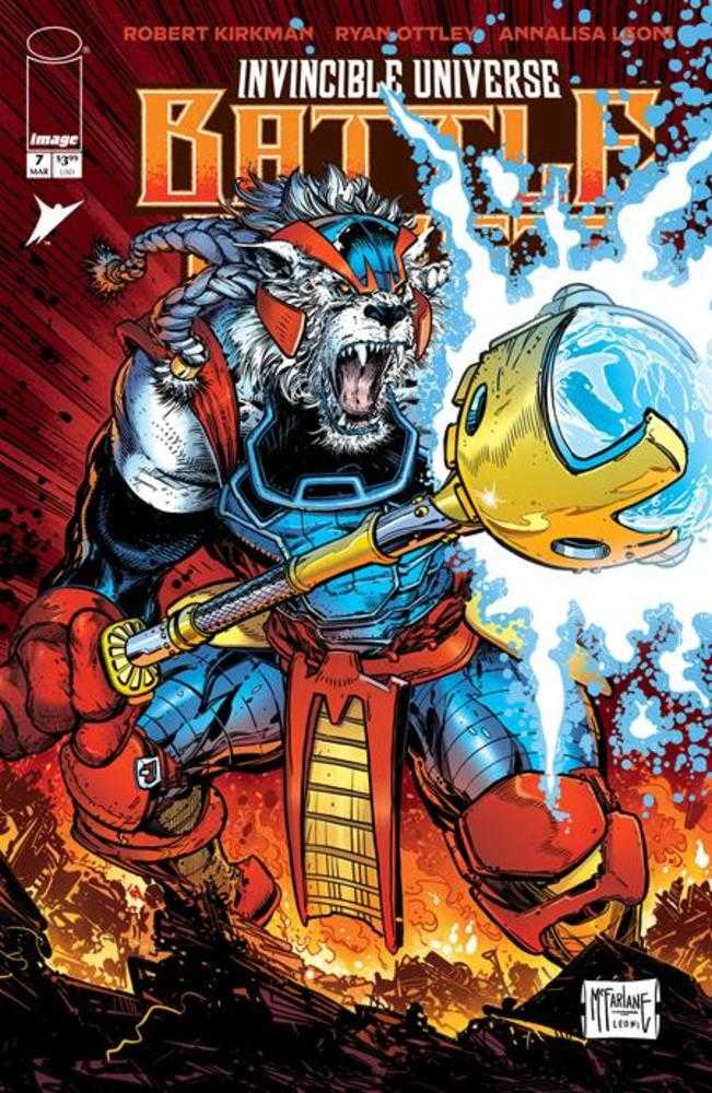 INVINCIBLE UNIVERSE BATTLE BEAST #7 COVER B TODD MCFARLANE & ANNALISA LEONI VARI