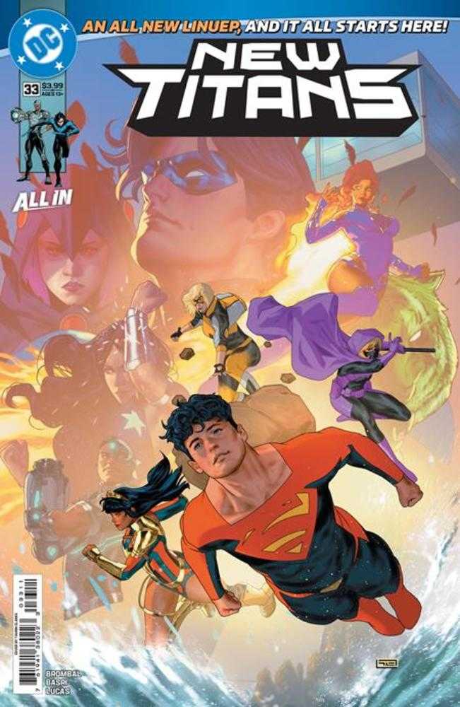 NEW TITANS #33 COVER A TAURIN CLARKE (DC 2026) 1st Print Comic