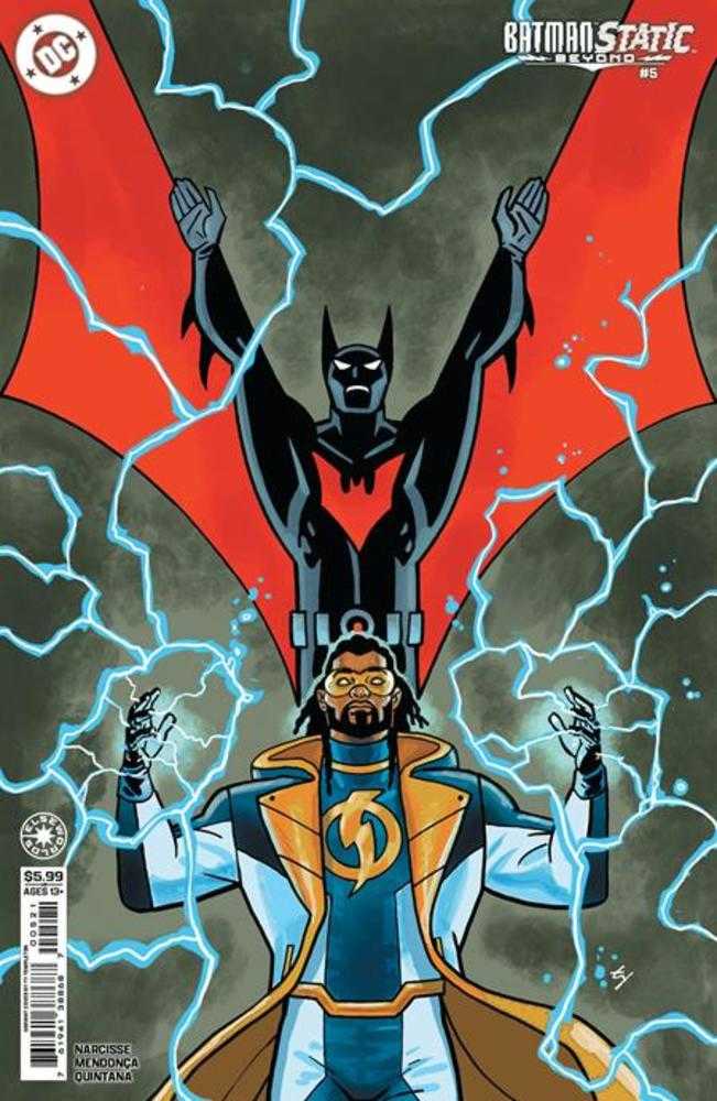BATMAN STATIC BEYOND #5 COVER B TY TEMPLETON CARD STOCK VARIANT (DC 2026) Comic