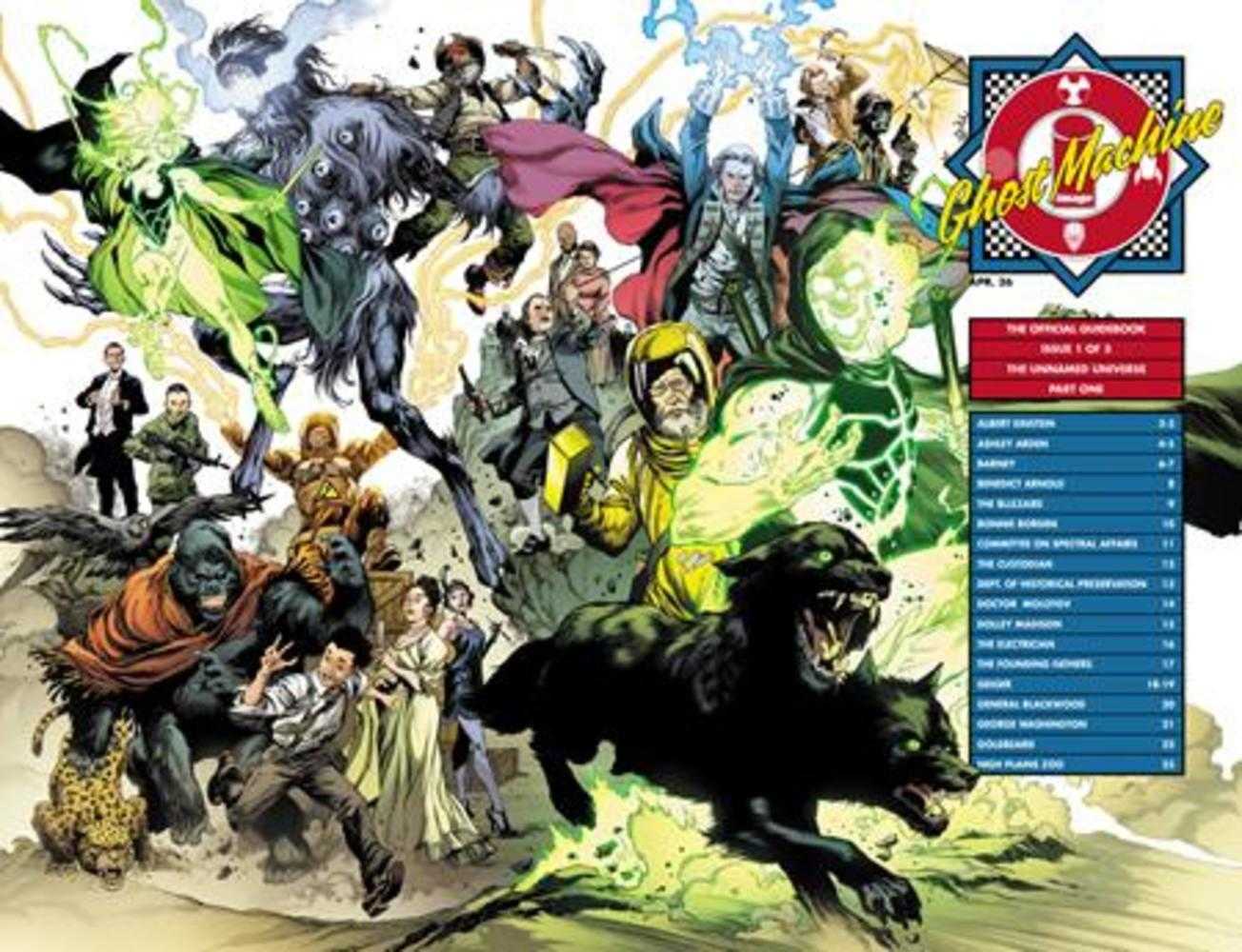 GHOST MACHINE THE OFFICIAL GUIDEBOOK #1 COVER C IVAN REIS & DANNY MIKI WRAPAROUND