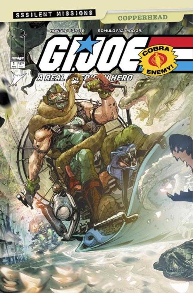 G.I. JOE A REAL AMERICAN HERO SSSILENT MISSIONS COPPERHEAD #1 (ONE SHOT) COVER A