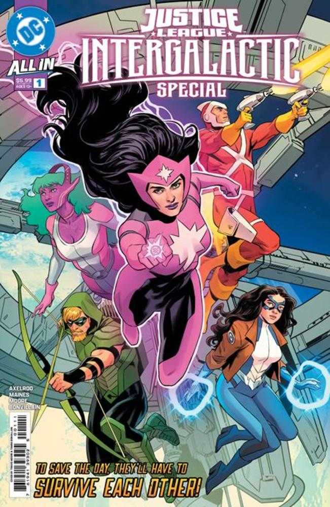 JUSTICE LEAGUE INTERGALACTIC SPECIAL #1 (ONE SHOT) COVER A TRAVIS MOORE