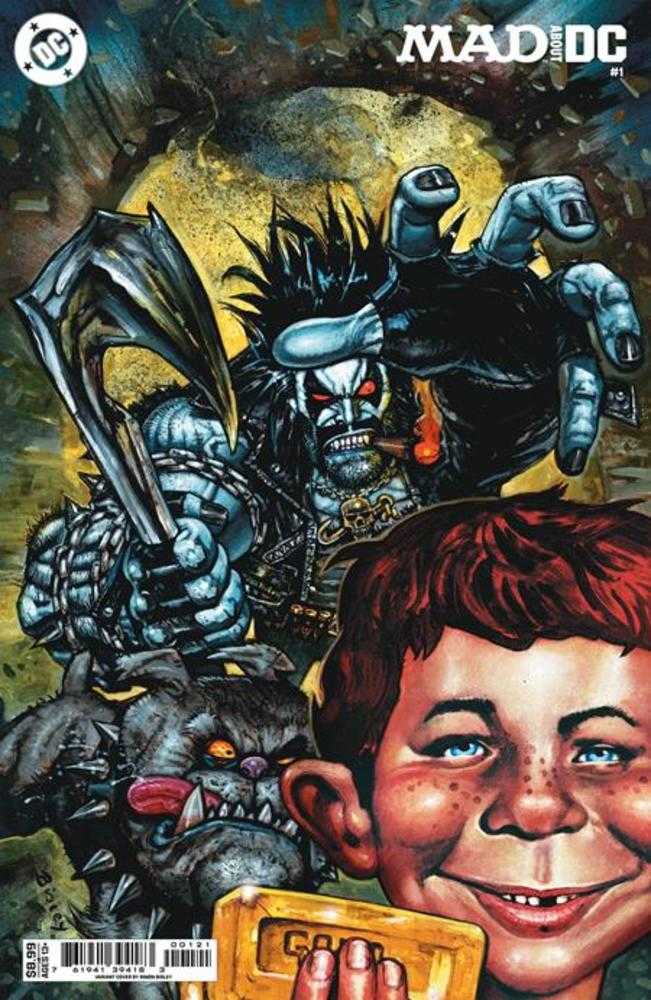 MAD ABOUT DC #1 (ONE SHOT) COVER B SIMON BISLEY CARD STOCK VARIANT (2026) Comic