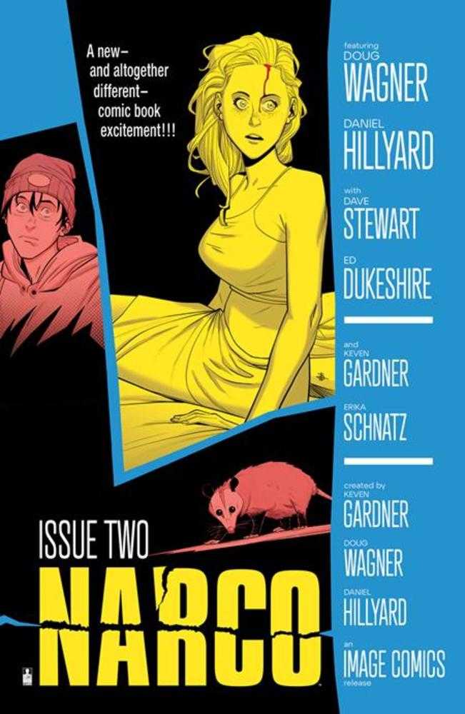 NARCO #2 COVER B DANIEL HILLYARD & DAVE STEWART HITCHCOCK HOMAGE VARIANT