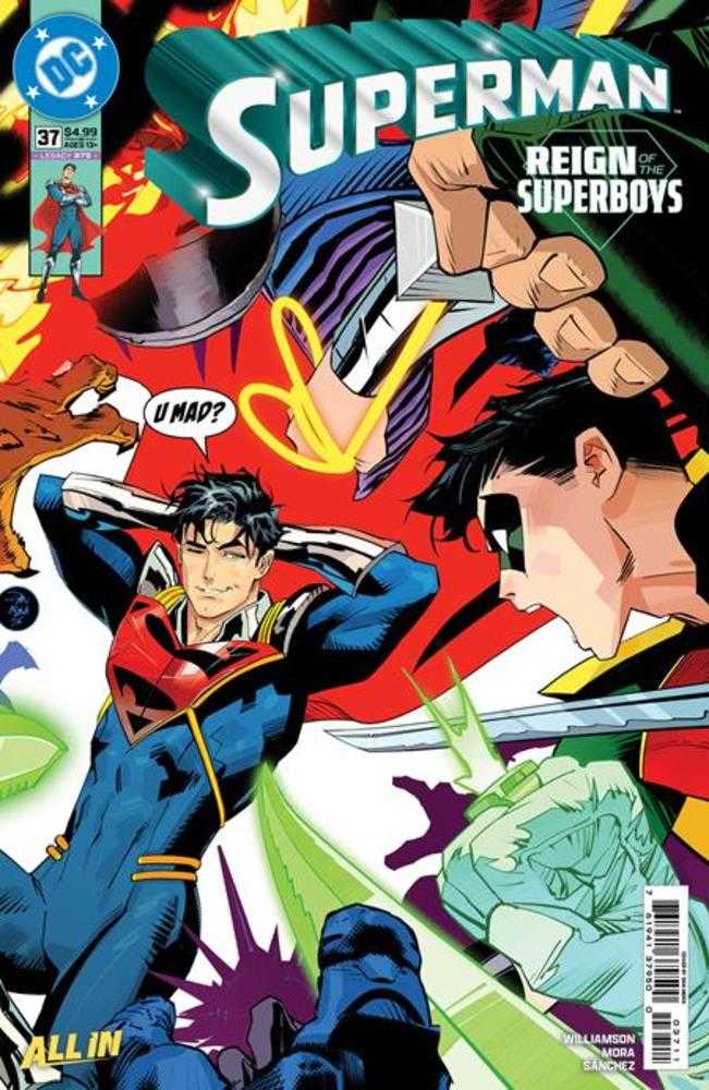 SUPERMAN #37 COVER A DAN MORA (THE REIGN OF THE SUPERBOYS) (DC 2026) Comic