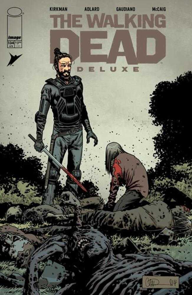 WALKING DEAD DELUXE #134 COVER B CHARLIE ADLARD & MAVE MCCAIG VARIANT (MATURE)