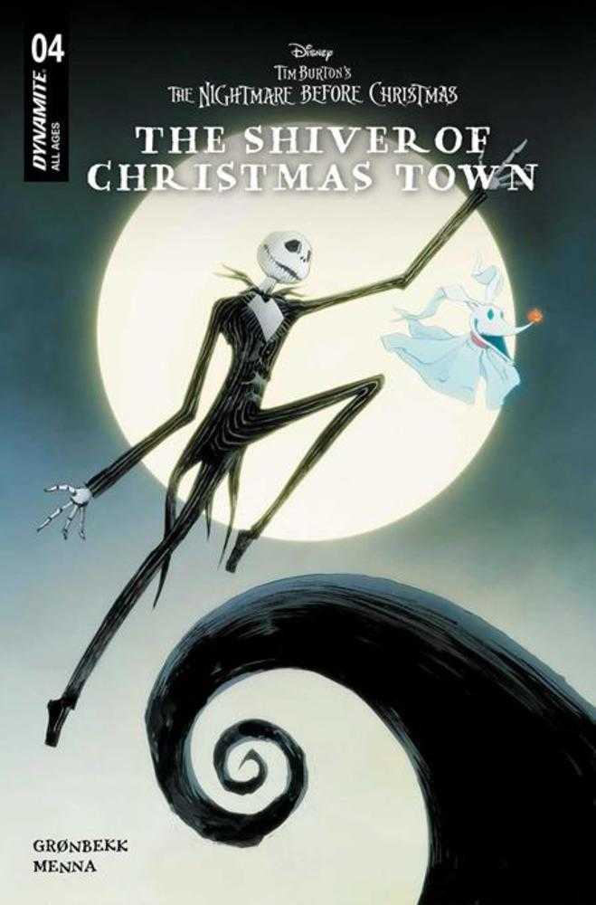 TIM BURTONS THE NIGHTMARE BEFORE CHRISTMAS THE SHIVER OF CHRISTMAS TOWN #4 COVER A