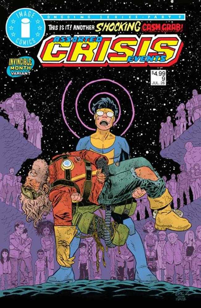 ASSORTED CRISIS EVENTS #9 COVER C ERIC ZAWADZKI INVINCIBLE TEAM UP VARIANT