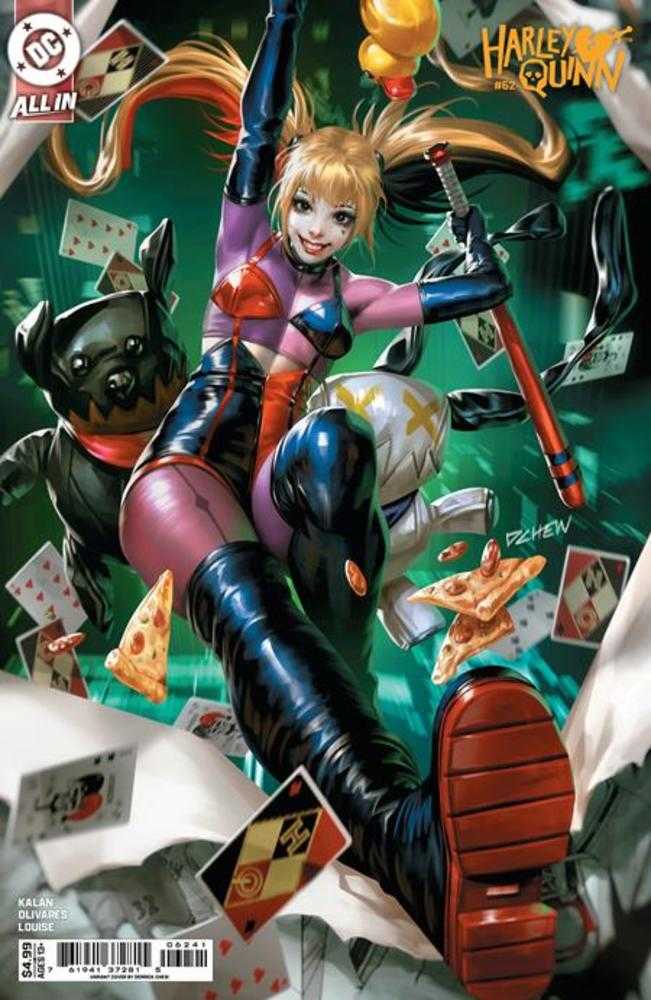 HARLEY QUINN #62 COVER D DERRICK CHEW CARD STOCK VARIANT (DC 2026) Comic