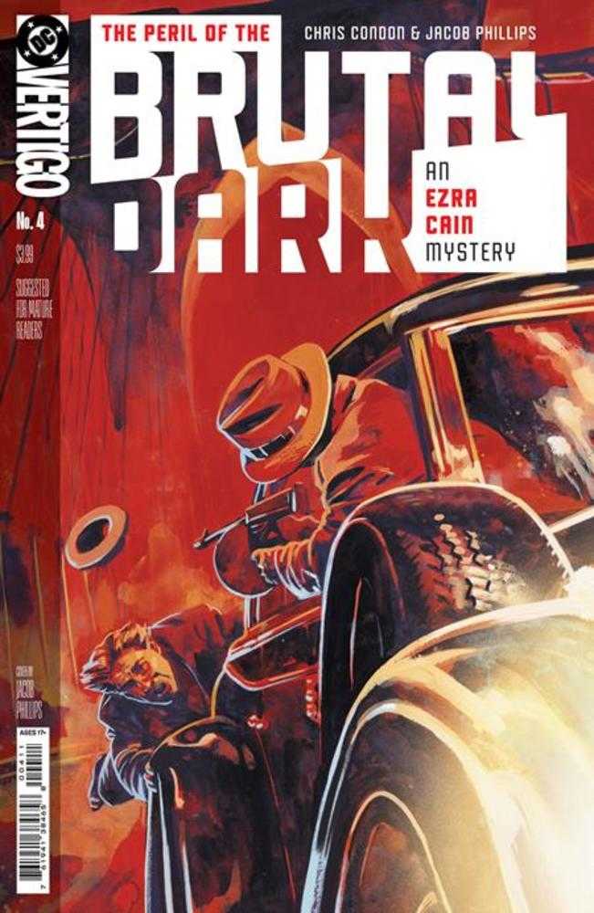 THE PERIL OF THE BRUTAL DARK AN EZRA CAIN MYSTERY #4 COVER A JACOB PHILLIPS